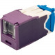 Panduit UTP Cat.6a Network Connector - 1 Pack - 1 x RJ-45 Female - Violet - TAA Compliance CJH6X88TGVL