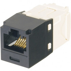 Panduit Network Connector - 1 Pack - 1 x RJ-45 Female - Black - TAA Compliance CJK688TGBL