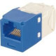 Panduit Mini-Com Network Connector - 1 Pack - 1 x RJ-45 Female - Blue - TAA Compliance CJK688TGBU