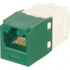 Panduit Network Connector - 1 Pack - 1 x RJ-45 Female - Green - TAA Compliance CJK688TGGR