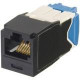 Panduit Mini-Com Network Connector - 1 Pack - 1 x RJ-45 - Red - TAA Compliance CJK6X88TGRD