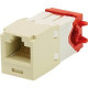 Panduit Mini-Com Network Connector - 1 x RJ-45 Male - Electric Ivory CJR5E88TGEI