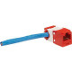 Panduit Mini-Com Network Connector - 1 x RJ-45 Male - Off White CJR688TGIW