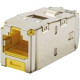 Panduit Mini-Com Network Connector - 1 Pack - 1 x RJ-45 Female - Tin - Yellow - TAA Compliance CJS6X88TGYLY