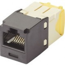 Panduit Mini-Com Network Connector - 1 Pack - 1 x RJ-45 Male - Blue, Black - TAA Compliance CJT5E88TGBL