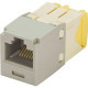 Panduit Mini-Com Network Connector - 1 x RJ-45 Male - Off White - TAA Compliance CJT5E88TGIW