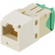 Panduit Mini-Com Network Connector - 1 Pack - 1 x RJ-45 Female - Off White - TAA Compliance CJT688TGIW