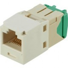 Panduit Mini-Com Network Connector - 1 x RJ-45 Male - White - TAA Compliance CJT688TGWH