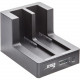 SYBA Multimedia Drive Dock - USB 3.0 Host Interface External - 2 x 2.5"/3.5" Bay - WEEE Compliance CL-ENC50060