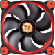 Thermaltake Riing 12 LED Red - 1 x 120 mm - 1 x 40.6 CFM - 24.6 dB(A) Noise - Hydraulic Bearing - 3-pin - Red LED - Rubber - 4.6 Year Life CL-F038-PL12RE-A