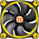 Thermaltake Riing 12 High Static Pressure LED Radiator Fan - 120 mm - 1500 rpm40.6 CFM - 24.6 dB(A) Noise - Hydraulic Bearing - 3-pin - Yellow LED - 4.6 Year Life CL-F038-PL12YL-A