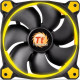 Thermaltake Riing 14 High Static Pressure LED Radiator Fan - 140 mm - 51.2 CFM - 28.1 dB(A) Noise - Hydraulic Bearing - 3-pin - Yellow LED - 4.6 Year Life CL-F039-PL14YL-A