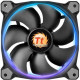 Thermaltake Riing Cooling Fan - 1 x 120 mm - 1500 rpm - 1 x 40.6 CFM - 26.4 dB(A) Noise - Hydraulic Bearing - 4-pin PWM - Plastic - 4.6 Year Life CL-F042-PL12SW-A