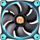 Thermaltake Riing 12 High Static Pressure LED Radiator Fan (3 Fans Pack) - 3 Pack - 3 x 120 mm - 3 x 40.6 CFM - 24.6 dB(A) Noise - Hydraulic Bearing - 3-pin - Blue LED - 4.6 Year Life CL-F055-PL12BU-A