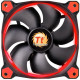 Thermaltake Riing 12 High Static Pressure LED Radiator Fan (3 Fans Pack) - 3 Pack - 3 x 120 mm - 3 x 40.6 CFM - 24.6 dB(A) Noise - Hydraulic Bearing - 3-pin - Red LED - 4.6 Year Life CL-F055-PL12RE-A