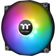 Thermaltake Pure 20 ARGB Sync Case Fan TT Premium Edition (1-Fan Pack) - 1 x 200 mm - 1000 rpm - 1 x 129.5 CFM - 31.2 dB(A) Noise - Hydraulic Bearing - 9-pin USB - RGB LED - Rubber - 4.6 Year Life CL-F081-PL20SW-A