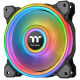 Thermaltake Riing Quad 12 RGB Radiator Fan TT Premium Edition Single Fan Pack - 1 Pack - 4.72" Maximum Fan Diameter - 306 gal/min Maximum Airflow - 25 dB(A) Noise - Hydraulic Bearing - USB 2.0 - RGB LED - Rubber - 4.6 Year Life CL-F088-PL12SW-C