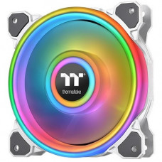 Thermaltake Riing Quad 14 RGB Radiator Fan TT Premium Edition Single Fan Pack - White - 1 Pack - 5.51" Maximum Fan Diameter - 450.1 gal/min Maximum Airflow - 26.1 dB(A) Noise - Hydraulic Bearing - USB 2.0 (9-Pin) - RGB LED - Rubber - 4.6 Year Life CL