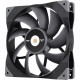 Thermaltake ToughFan 14 High Static Pressure Radiator Fan (Single Fan Pack) - 1 Pack - 5.51" Maximum Fan Diameter - 890.9 gal/min Maximum Airflow - 33.2 dB(A) Noise - Hydraulic Bearing - 4-pin PWM - Rubber, Metal, Metal - 4.6 Year Life CL-F118-PL14BL