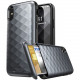 I-Blason Argos iPhone X Case - For Apple iPhone X Smartphone - Black - Smooth - Polycarbonate, Thermoplastic Polyurethane (TPU) CL-IPHX-ARGS-BK