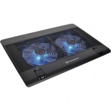 Thermaltake Massive 14&#178; Notebook Cooler - 2 Fan(s) - 1200 rpm rpm - 441.1 gal/min - Mesh, Plastic - Black CL-N001-PL14BU-A