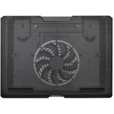 Thermaltake Massive S14 NB Cooler - Upto 15" Screen Size Notebook Support1000 rpm - 219.2 gal/min - Mesh, Plastic - Black CL-N015-PL14BL-A