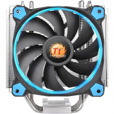 Thermaltake Riing Silent 12 Blue CPU Cooler - 1 x 120 mm - 1400 rpm - 1 x 53 CFM - 18 dB(A) Noise - Hydraulic Bearing - 4-pin PWM - Socket LGA 2011-v3, Socket R LGA-2011, Socket B LGA-1366, Socket H LGA-1156, Socket H2 LGA-1155, Socket H4 LGA-1151, Socket