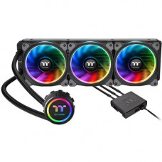 Thermaltake Floe Riing Cooling Fan/Water Block - 3 x 120 mm - 42.3 CFM - 24.7 dB(A) Noise - Liquid Cooler Cooler - 5-pin - Socket R4 LGA-2066, Socket LGA 2011-v3, Socket R LGA-2011, Socket B LGA-1366, Socket H LGA-1156, Socket H2 LGA-1155, Socket H4 LGA-1