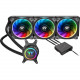 Thermaltake Floe Riing RGB 360 TR4 Edition - 3 x 120 mm - 54.4 CFM - 33 dB(A) Noise - Liquid Cooler Cooler - Hydraulic Bearing - 9-pin - Socket TR4 Compatible Processor Socket - RGB LED - Rubber, Copper CL-W235-PL12SW-A
