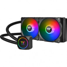 Thermaltake TH240 ARGB Sync AIO Liquid Cooler - 4.72" Maximum Fan Diameter - 443.4 gal/min Maximum Airflow - 1500 rpm - 28.2 dB(A) Noise - Liquid Cooler Cooler - 2510-3 Pin, 5 V ARGB header-3 Pin - Socket LGA-1700, Socket B LGA-1366, Socket LGA-1200,