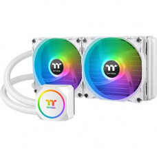 Thermaltake TH240 ARGB Sync Snow Edition Cooling Fan/Radiator/Water Block - 4.72" Maximum Fan Diameter - Socket LGA-1700 Compatible Processor Socket - ARGB LED - White - Motherboard, Processor - TAA Compliant - TAA Compliance CL-W301-PL12SW-B