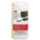 3m Premoistened Electronic Cleaning Wipes - Pre-moistened, Anti-static - 75 / Canister - 80 / Each - Aqua CL610
