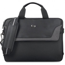 Solo Sterling Carrying Case for 14" to 14.1" Notebook - Black - Ballistic Poly, Polyester - Shoulder Strap, Handle - 10.8" Height x 14" Width x 2" Depth CLA112-4