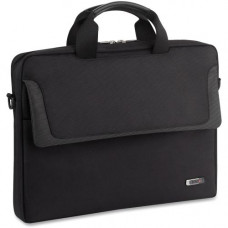 Solo Sterling Carrying Case (Messenger) for 16" Notebook - Black - Ballistic Poly, Polyester - Shoulder Strap, Handle - 11.8" Height x 16.5" Width x 2" Depth CLA116-4