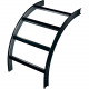 Middle Atlantic Products CLB-VO90 90 Degree Vertical Outside Bend - Cable Ladder - Black - 1 Pack - 12" Panel Width CLB-VO90