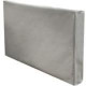 Peerless -AV TV/Display Covers - Supports TV - Hook & Loop Closure - Vinyl Fabric - Gray CLCOV-XS-GR