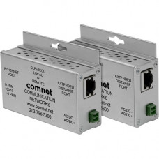 Comnet Ethernet-over-Copper Extender With Pass-Through PoE - Network (RJ-45) - 5000 ft Extended Range - TAA Compliance CLKFE1EOU