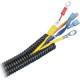 Panduit CLT100N-C630 Corrugated Loom Tubing - Cable Concealer - Black - TAA Compliance CLT100N-C630