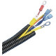 Panduit Cable Tube - Black - 1 Pack - Nylon 6, Polyamide 6.6 - TAA Compliance CLT125N-.75M630