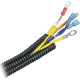 Panduit CLT150F-D3 Corrugated Loom Tubing - Cable Concealer - Orange - 1 Pack - TAA Compliance CLT150F-D3