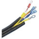 Panduit CLT35F-C20 Cable Tube - Cable Tube - Black - 0.35" Internal Diameter - Polyethylene - TAA Compliance CLT35F-C20
