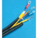 PANDUIT Corrugated Loom Tubing - Black - 1 Pack - TAA Compliance CLT75F-C20