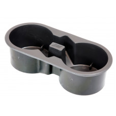 Havis CM001407 - Mounting component (dual cup holder) - molded plastic - black - between seats - TAA Compliance CM001407