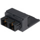 Panduit Fiber Optic Duplex Network Adapter - 1 Pack - 2 x SC Male Network - Black, Blue - TAA Compliance CMDBUSCZBL