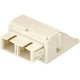 Panduit Fiber Optic Duplex Network Adapter - 1 Pack - 2 x SC Male Network - Electric Ivory, Blue - TAA Compliance CMDBUSCZEI