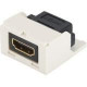 Panduit Mini-Com Audio/Video Adapter - 1 Pack - 1 x HDMI (Type A) Female Digital Audio/Video - 1 x HDMI (Type A) Female Digital Audio/Video - Black CMHDMIBL