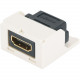 Panduit Mini-Com HDMI Audio/Video Adapter - 1 Pack - 1 x HDMI (Type A) Female Digital Audio/Video - 1 x HDMI (Type A) Female Digital Audio/Video - Off White CMHDMIIW