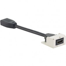 Panduit  PanNet CMHDMITIW HDMI Module - HDMI A/V Cable for Audio/Video Device - First End: 1 x HDMI Female Digital Audio/Video - Second End: 1 x HDMI Female Digital Audio/Video - Off White - 1 - TAA Compliance CMHDMITIW