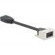 Panduit  PanNet CMHDMITIW HDMI Module - HDMI A/V Cable for Audio/Video Device - First End: 1 x HDMI Female Digital Audio/Video - Second End: 1 x HDMI Female Digital Audio/Video - Off White - 1 - TAA Compliance CMHDMITIW