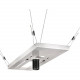 Peerless -AV CMJ500R1 Ceiling Mount for Projector - White - 60 lb Load Capacity - TAA Compliance CMJ500R1